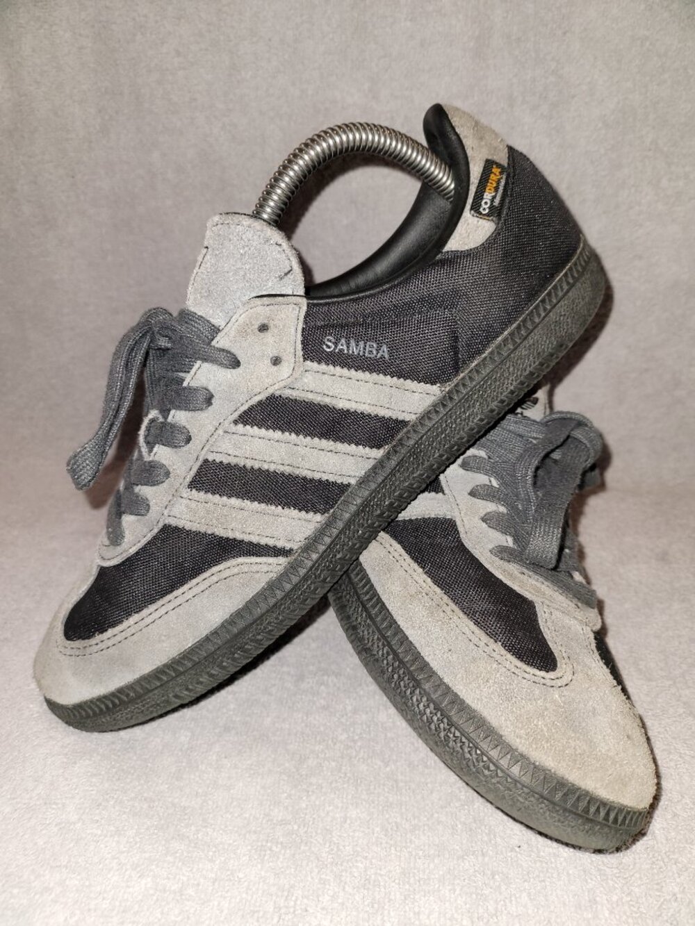 Adidas Men's Size 7.5 Samba OG Cordura Pack - Black Grey Sneakers JI3214 (#2327) - Picture 14 of 15